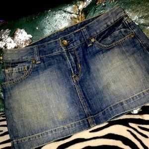 Jean Bling Skirt